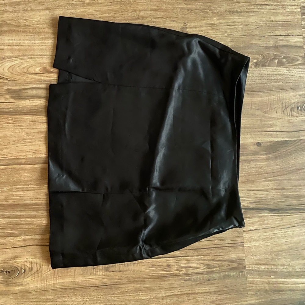 Zara silk mini skirt with slits. Size XS- 0/2